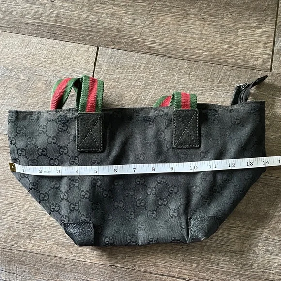 Vintage Gucci GG Canvas Web Handbag - Picture 15 of 16